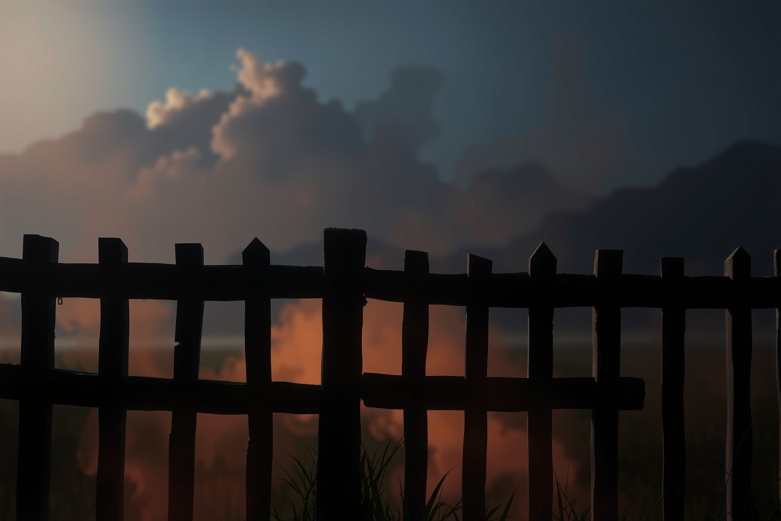 Sognare una staccionata nera indica protezione da minacce nascoste.