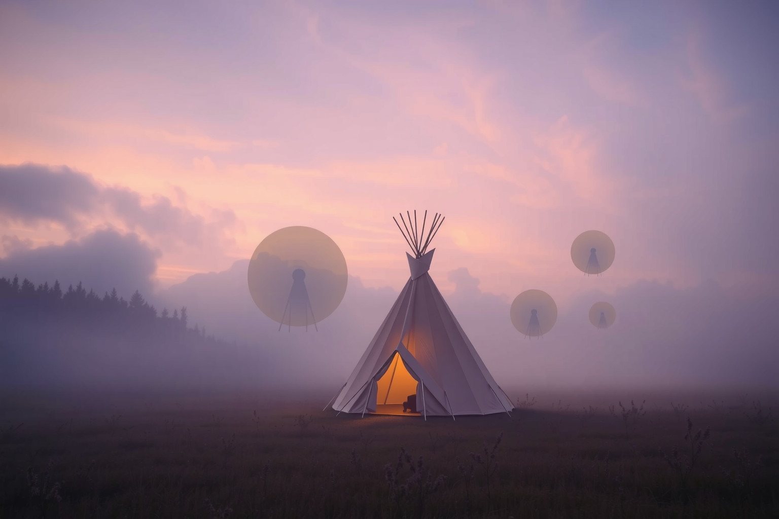 Sognare una tenda simboleggia protezione, famiglia e vita semplice.