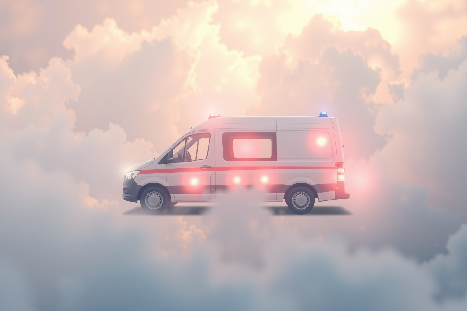 Sognare un'ambulanza lucida indica pronta consapevolezza emotiva e aiuto.