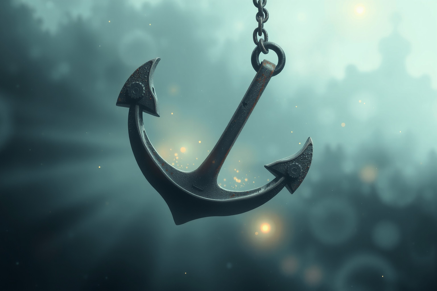 Sognare un’ancora arrugginita indica bisogno urgente di cambiamento.