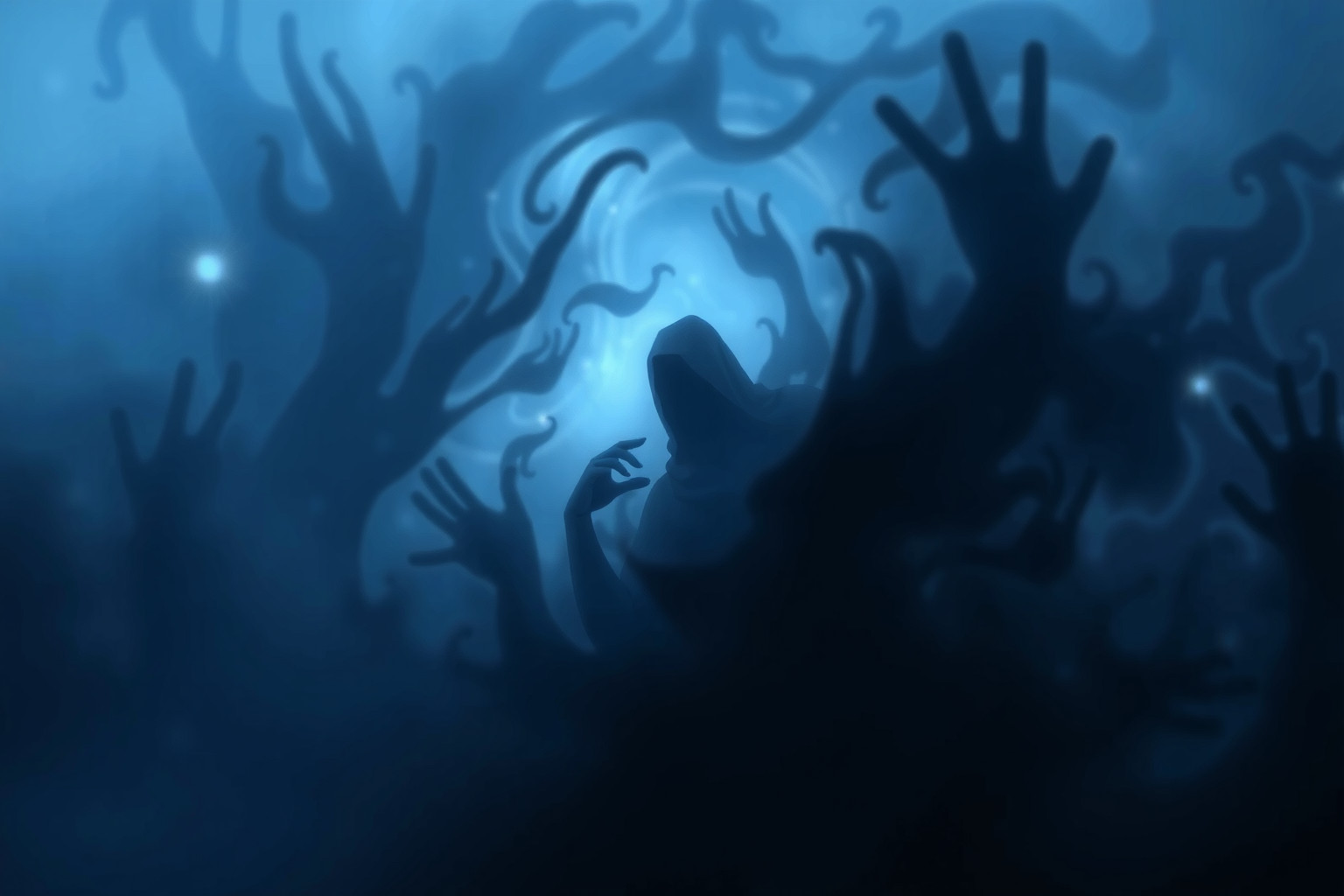 Sognare apparizioni oscure spesso preannuncia sfide imminenti.