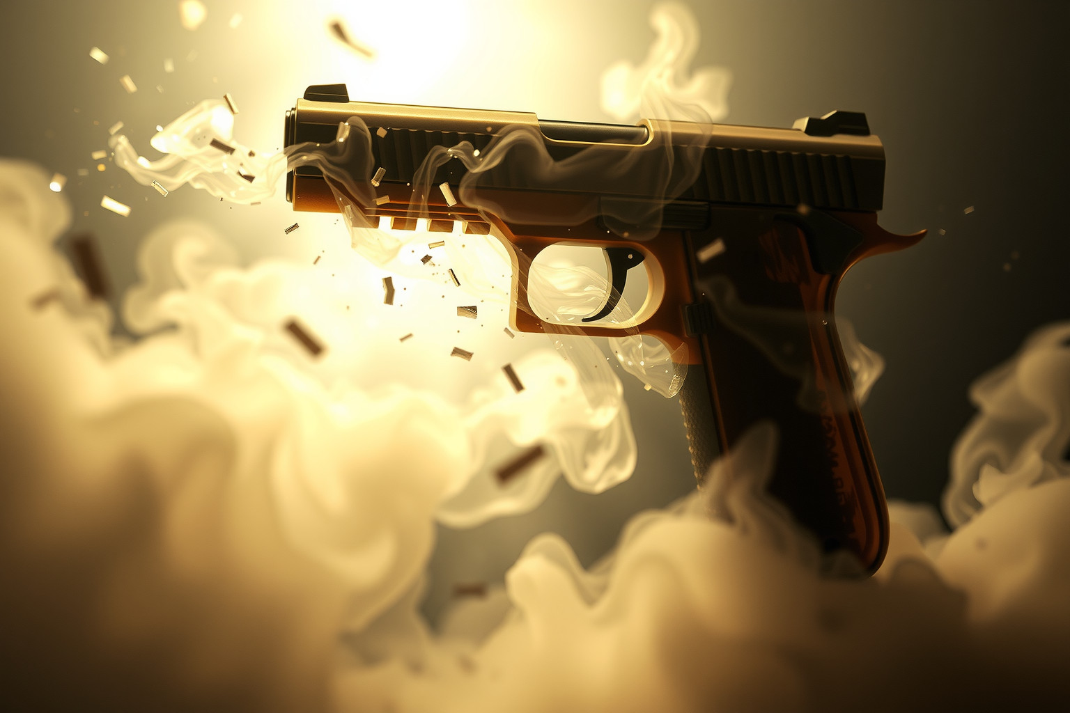 Sognare un'arma da fuoco difettosa indica potere personale bloccato.