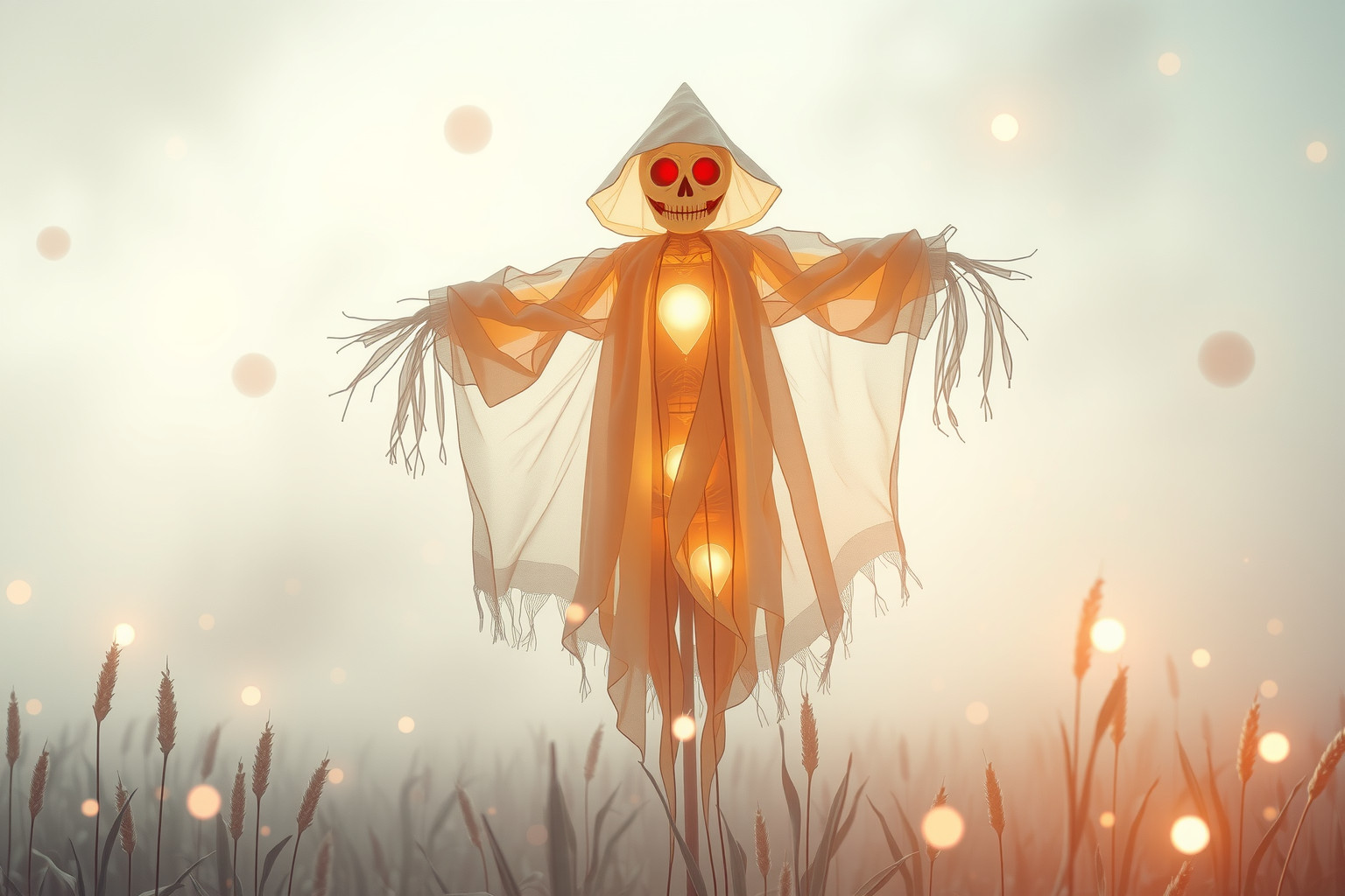 Sognare uno spaventapasseri moderno simboleggia innovazione nella protezione.