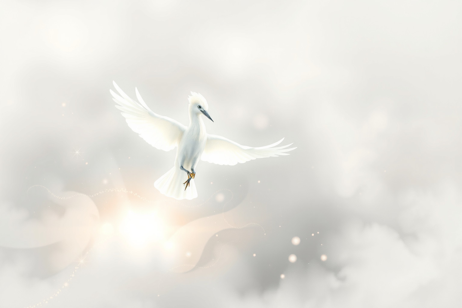 Sognare un'upupa bianca simboleggia purezza, innocenza e spiritualità intensa.