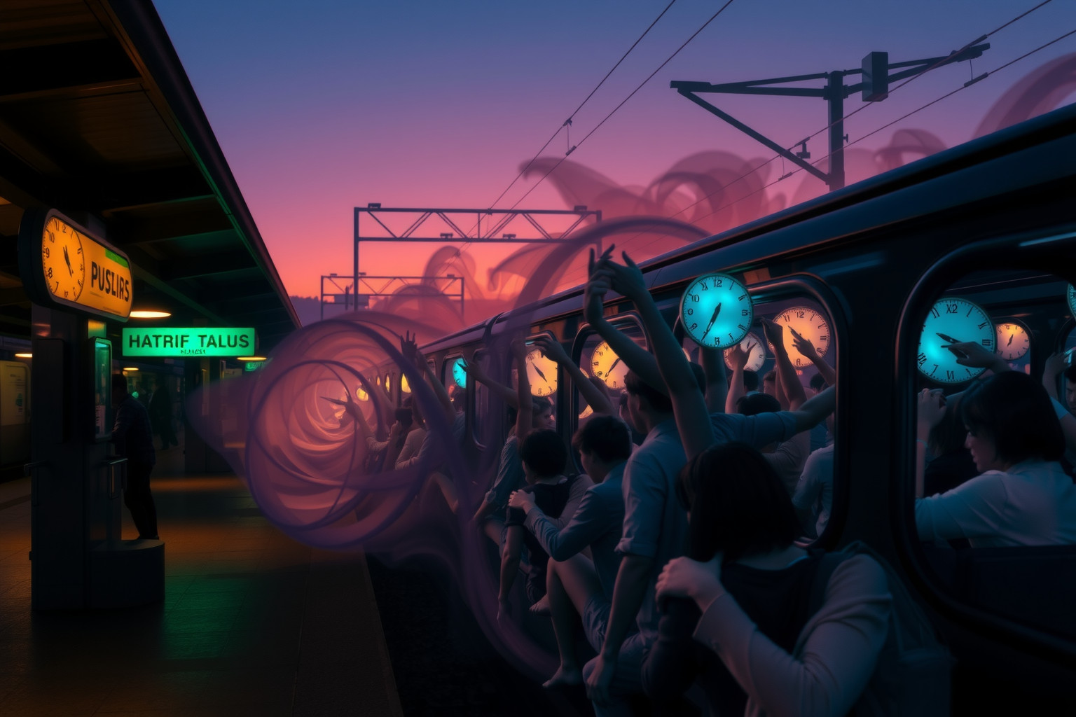 Sognare treno affollato indica desiderio di connessione sociale intensa.