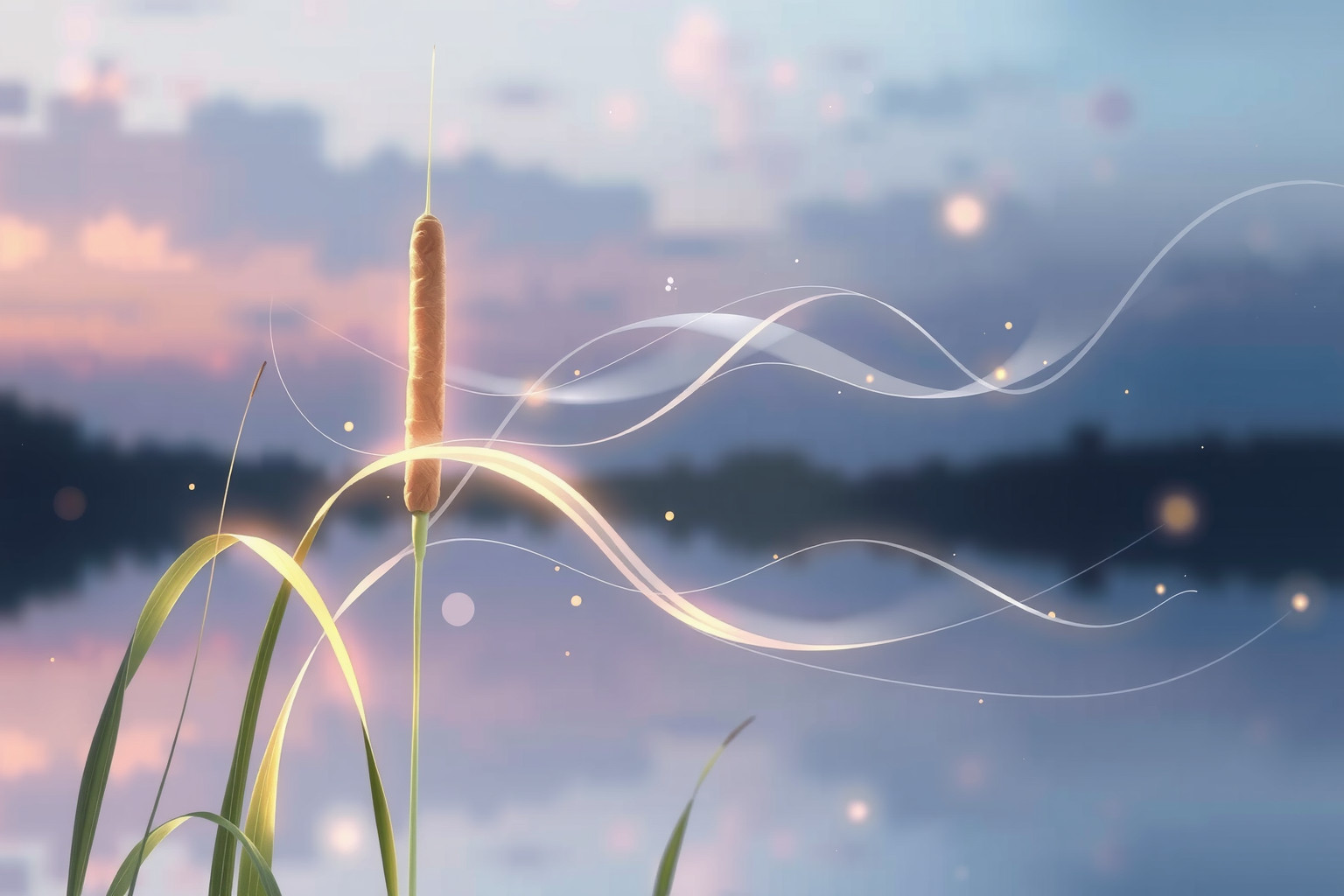 La canna di palude simboleggia adattabilità e resistenza nei sogni.