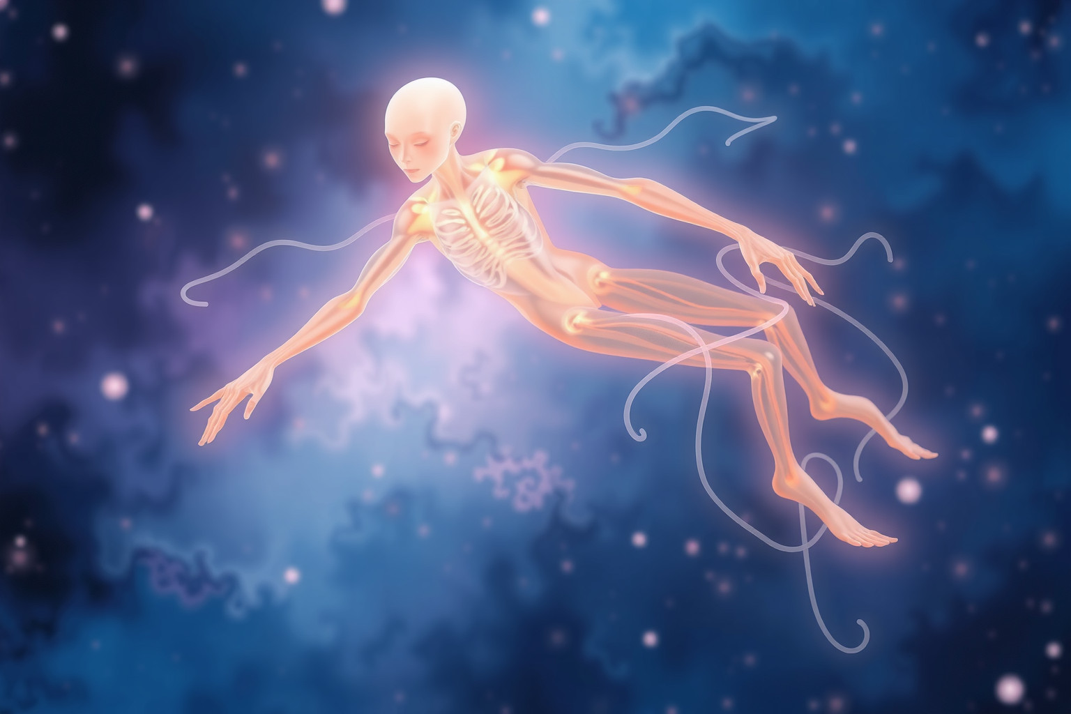 Sognare la trasformazione in essere alieno simboleggia cambiamento e mistero.