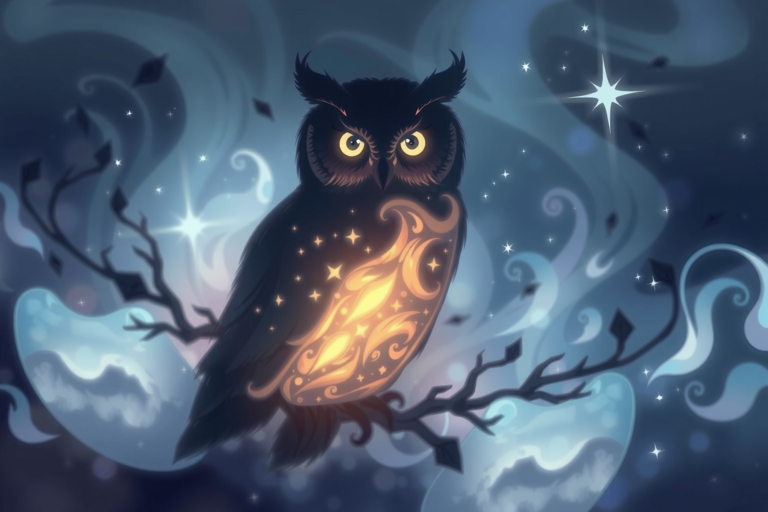I gufi nei sogni simboleggiano saggezza e intuizione profonda.