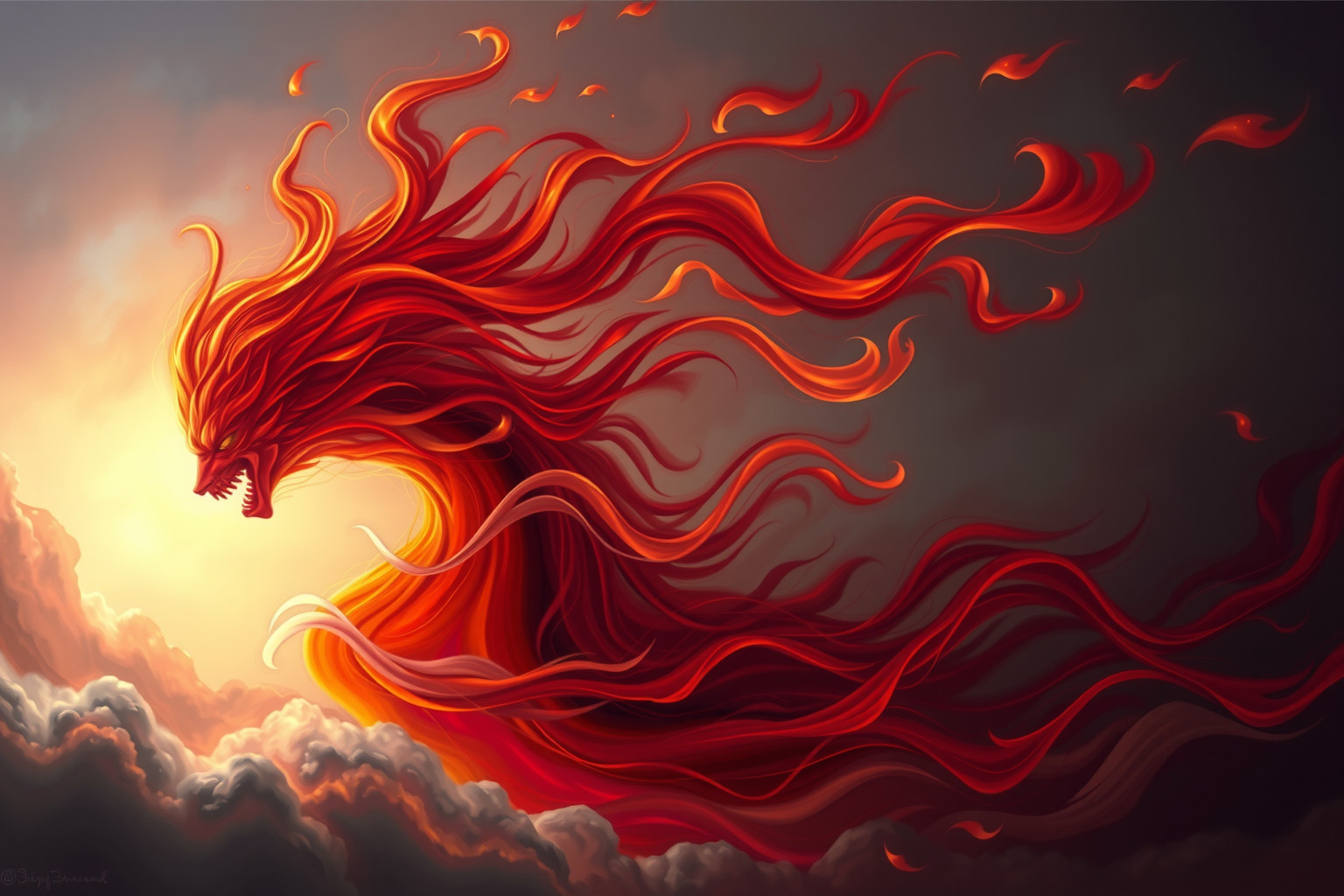 Sognare un furioso che si trasforma indica cambiamento emotivo profondo.