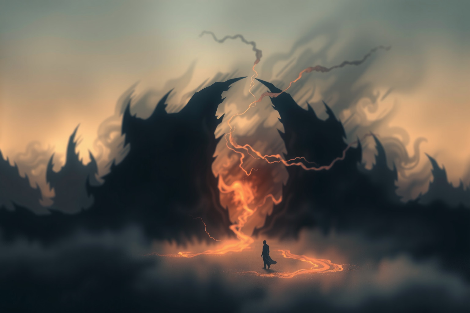 Sognare un furioso in luogo sconosciuto riflette ansia e cambiamenti nascosti.