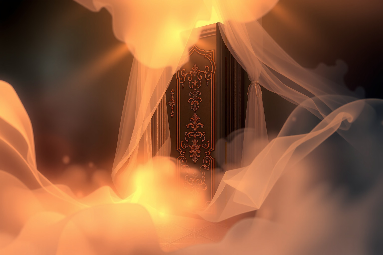 Una porta di casa segreta simboleggia misteri nascosti nella mente.