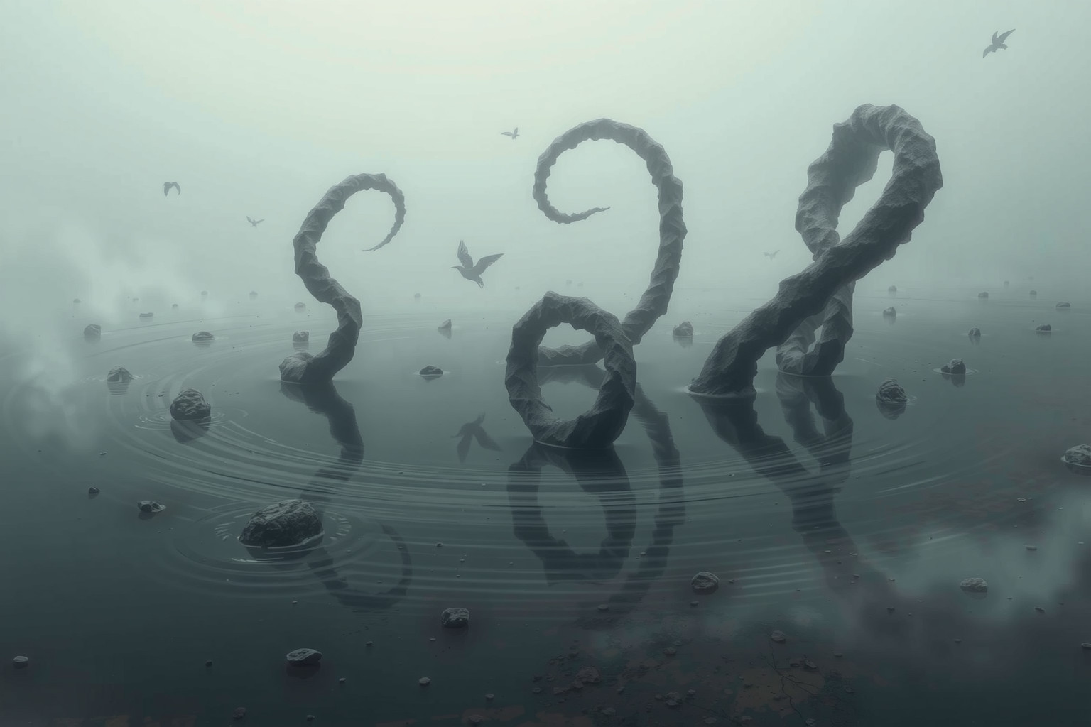 Le acque reflue stagnanti simboleggiano emozioni represse e ostacoli.