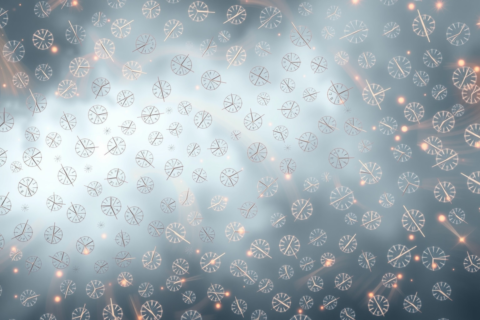 Vedere molte lancette indica stress per troppi impegni simultanei.