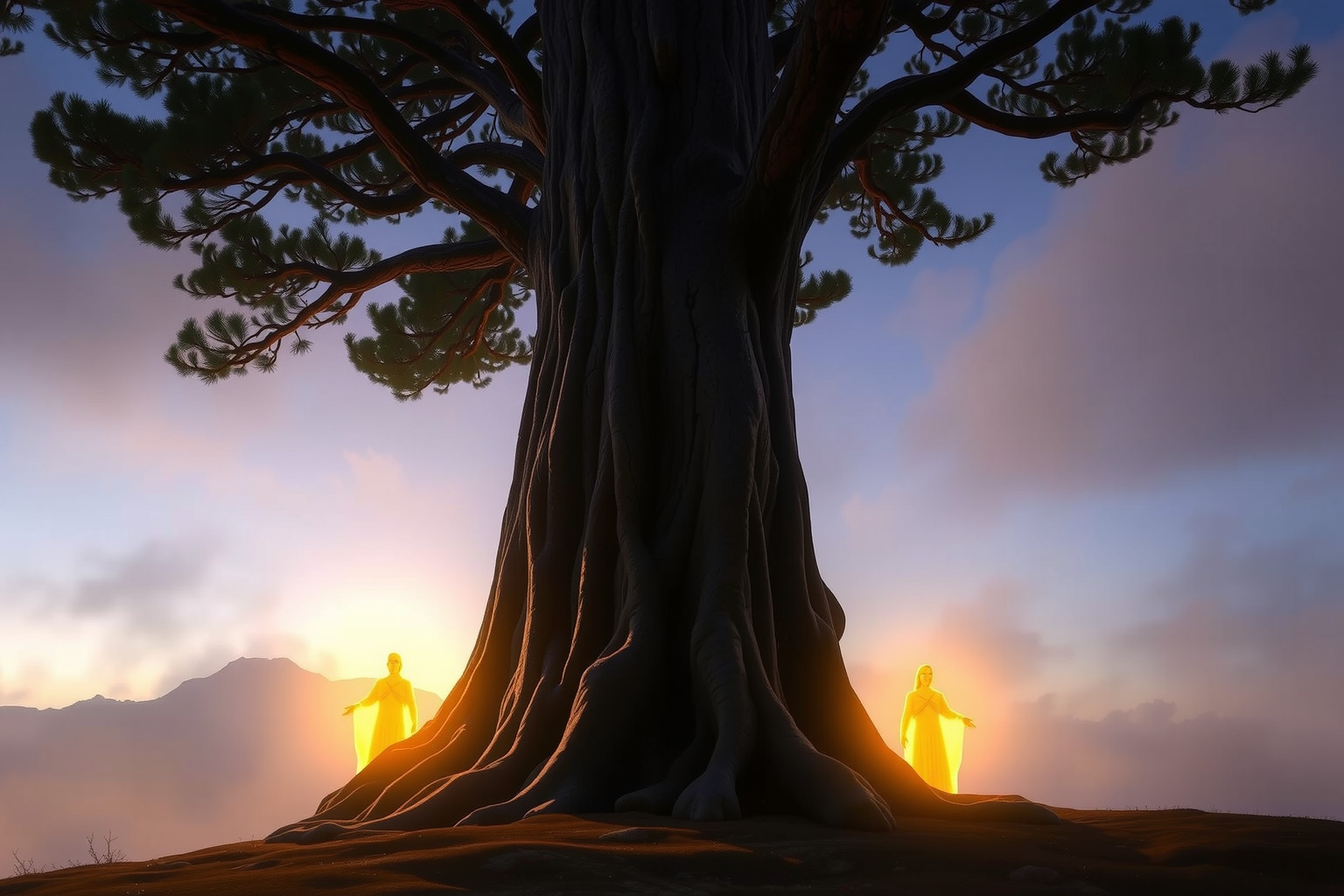 Il peccio larice gigante simboleggia forza, resilienza e autorevolezza.