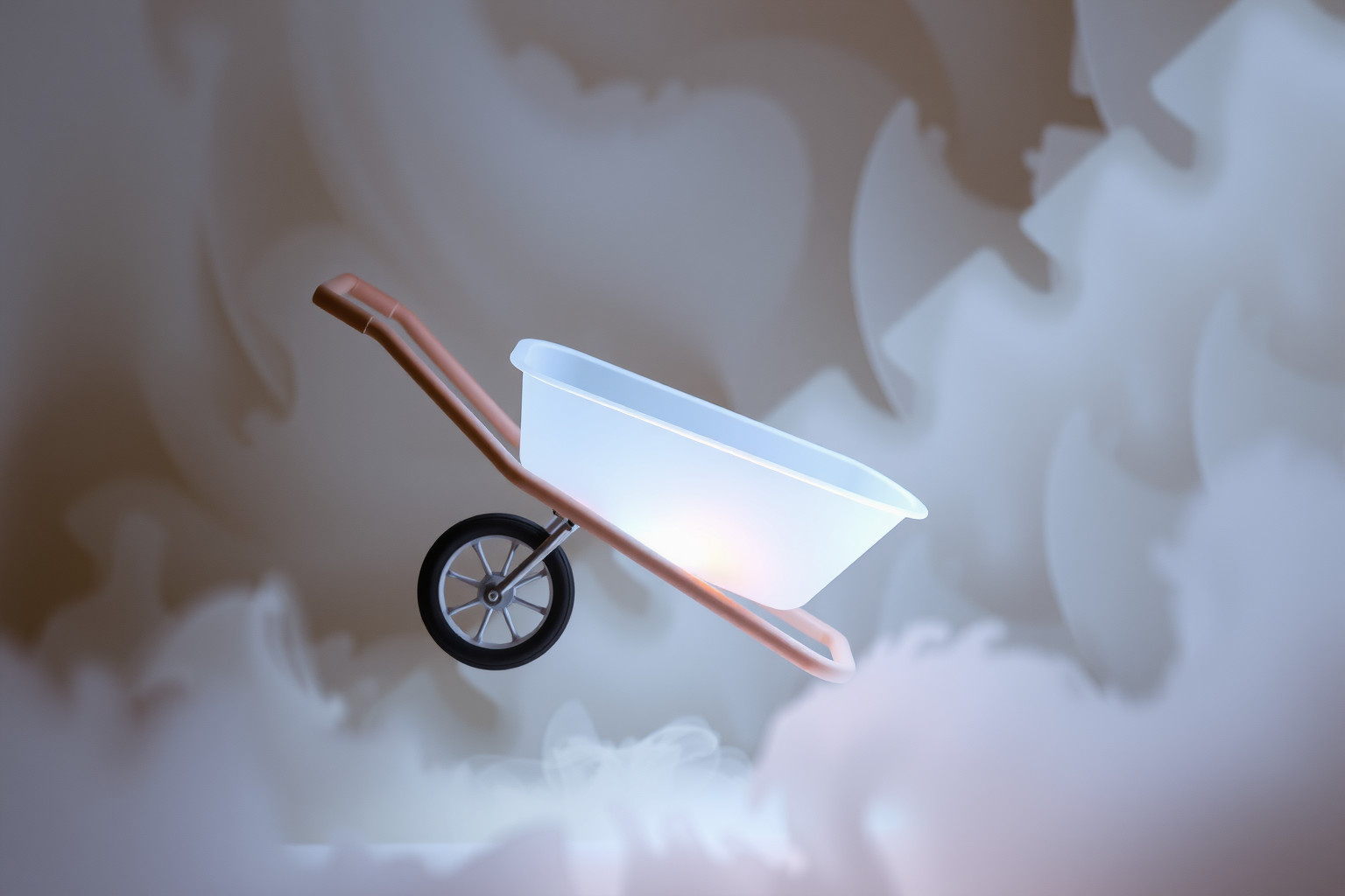 Sognare una carriola ribaltata indica difficoltà imminenti e cambiamenti.