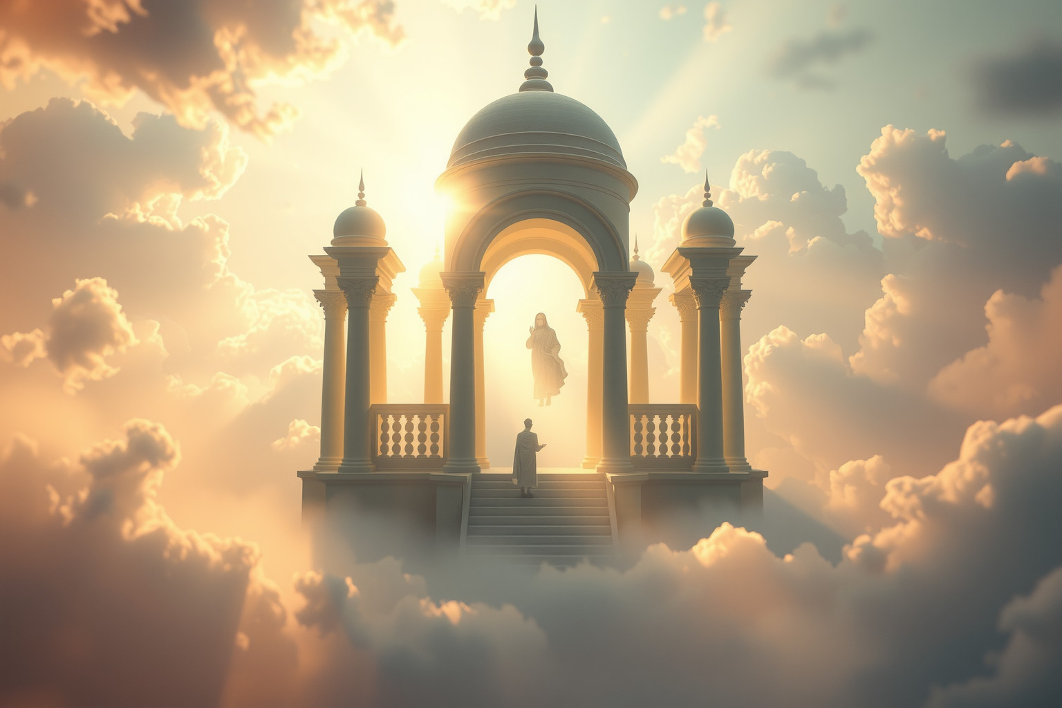 Vivere in un tempio simboleggia ricerca di pace e sacralità interiori.