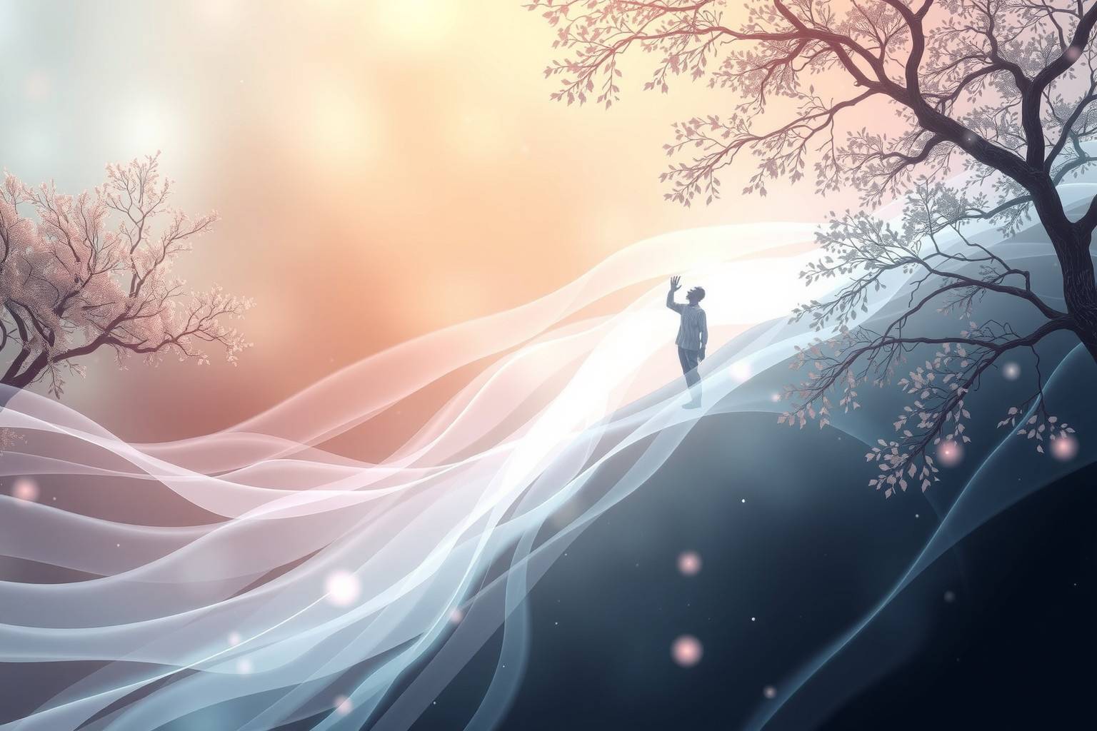 Ascoltare la natura nel sogno simboleggia intuizione e serenità interiore.