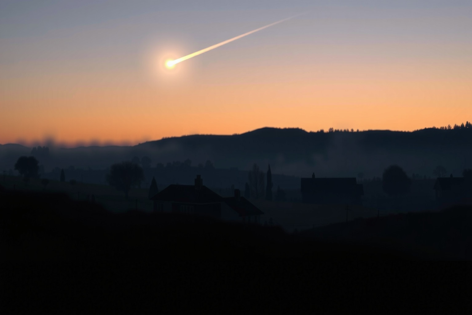 La cometa sopra un paesaggio familiare annuncia cambiamenti positivi imminenti.
