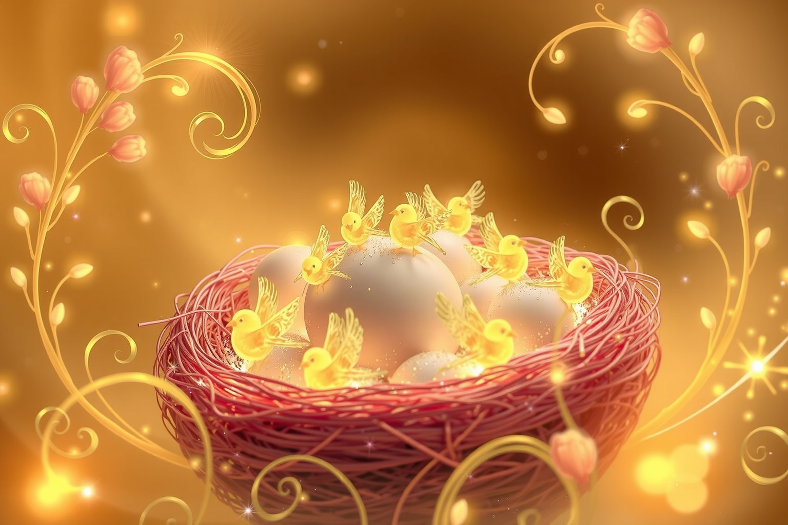 Covare molte uova simboleggia prosperità, fertilità e nuove opportunità.