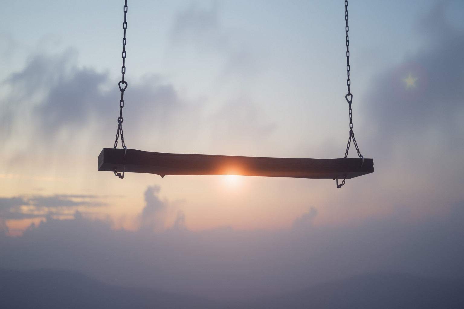 Sognare travi d'altalena riflette equilibrio tra stabilità e cambiamento.