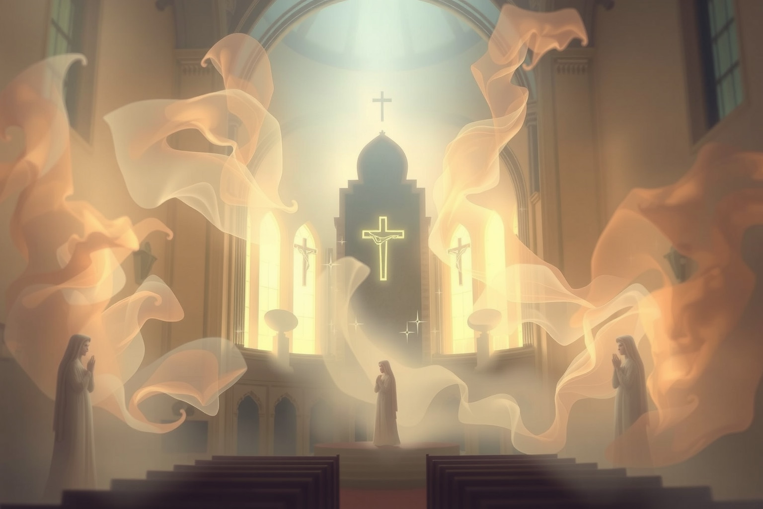 Sognare la messa riflette il desiderio di guida spirituale.