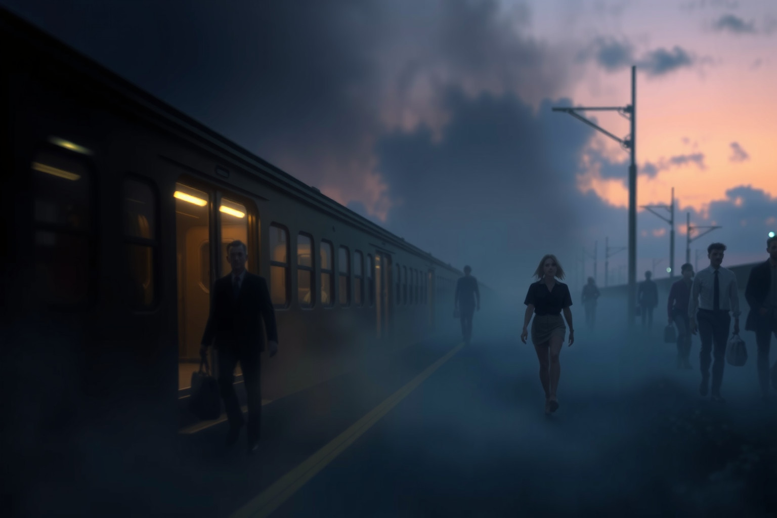 Essere inseguiti in stazione riflette ansia e paura di cambiamenti imminenti.