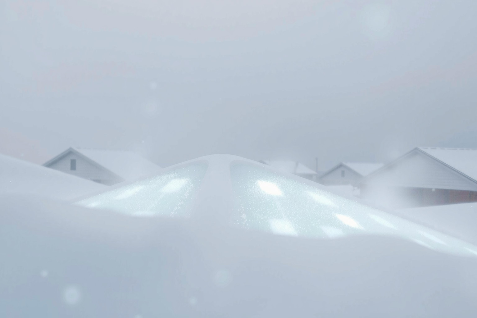 Il frontone innevato simboleggia protezione e purezza interiore.