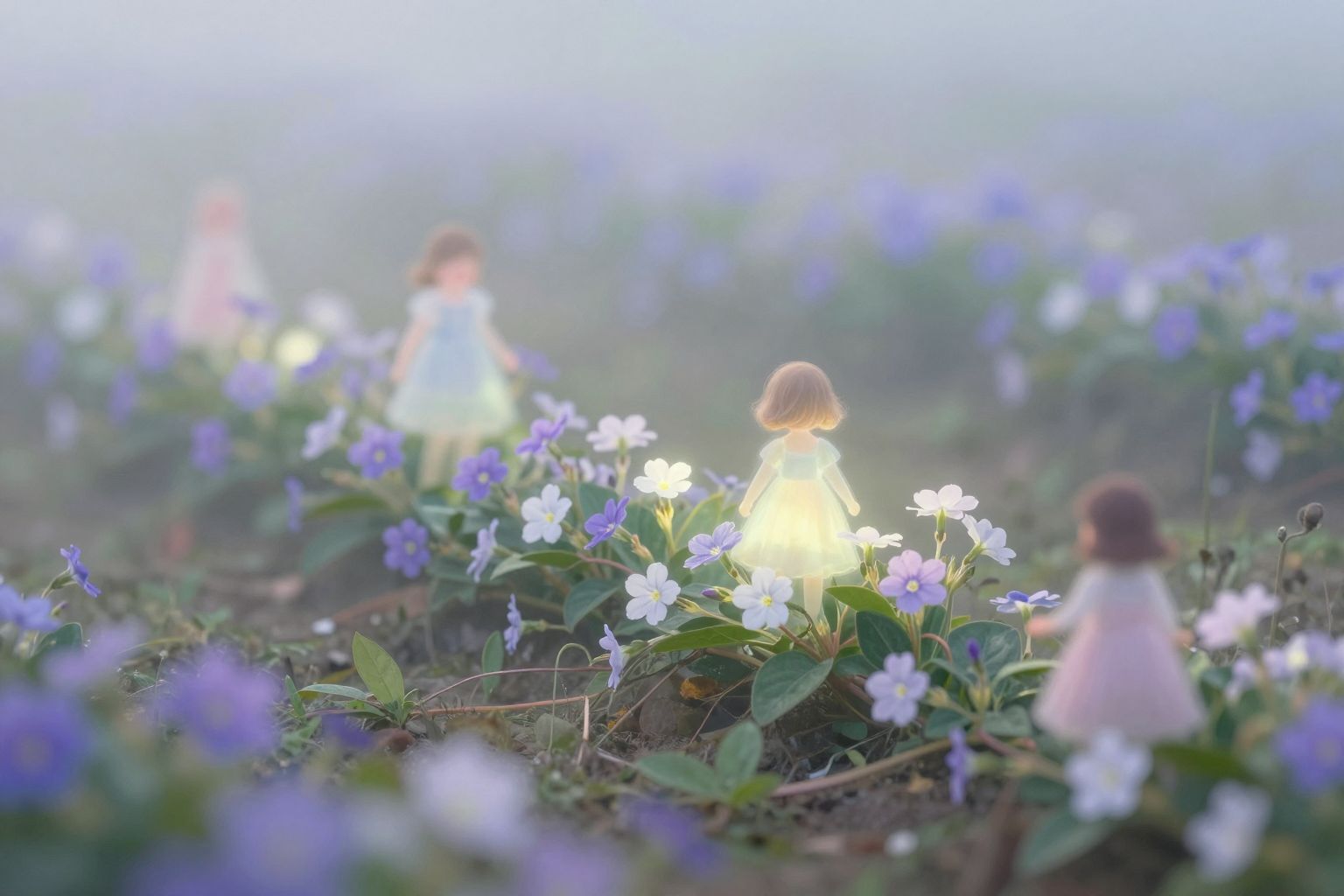 Il sogno della Vinca minor evoca dolci ricordi d'infanzia nostalgici.