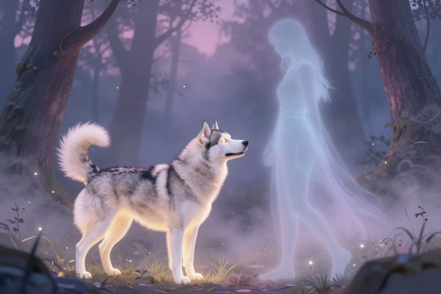 Sognare un husky fedele simboleggia lealtà e protezione costante.