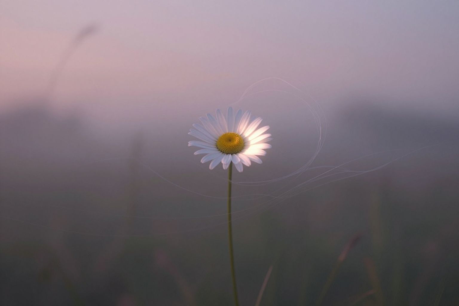 Sognare una margherita solitaria simboleggia purezza e speranza interiore.