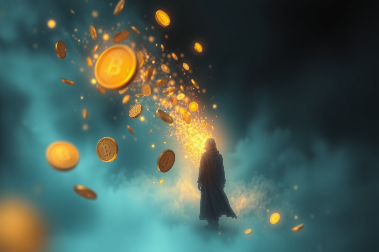 Perdere monete simboleggia ansia finanziaria e paura di fallire.