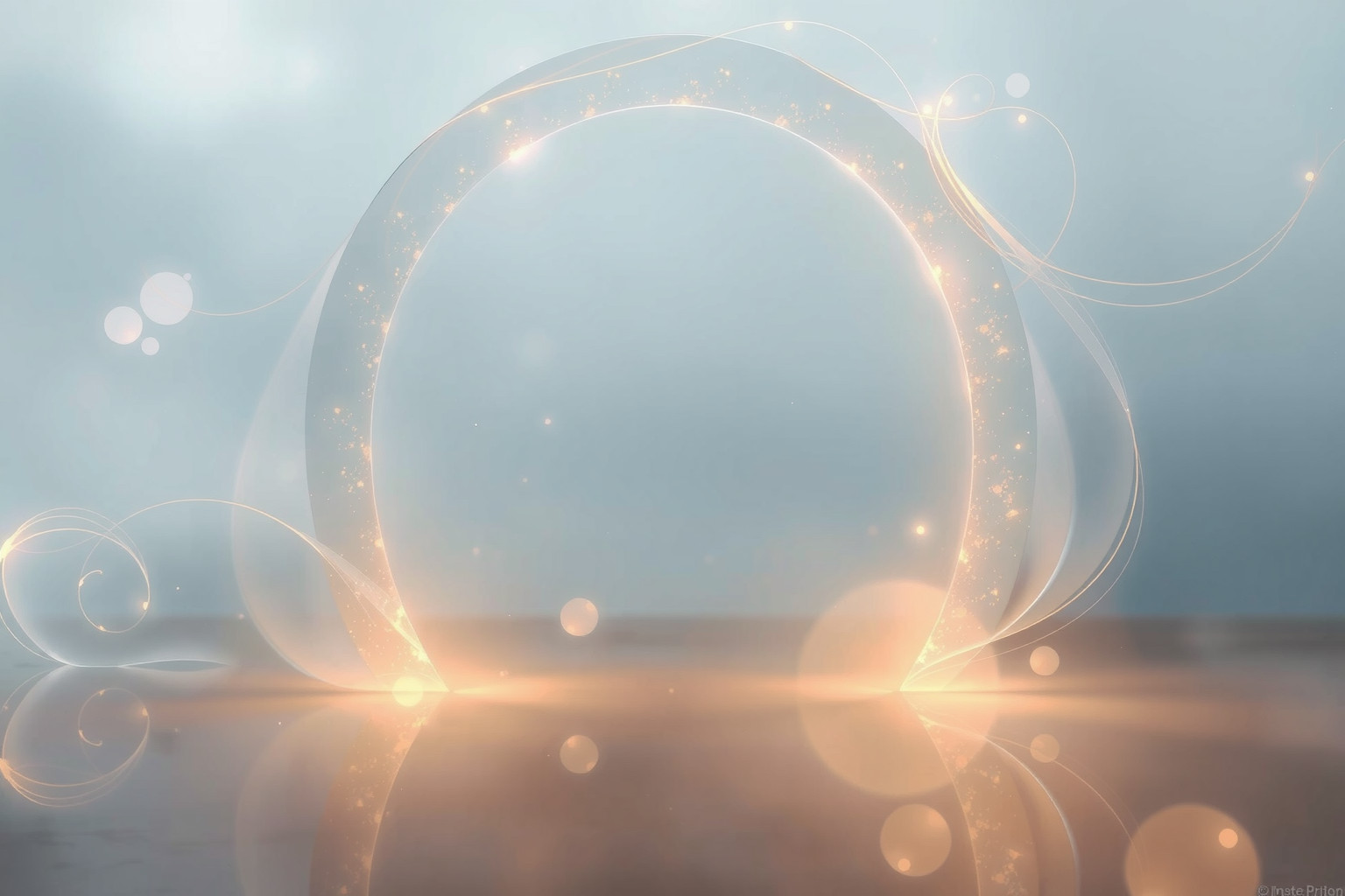 Il portale che riflette il futuro simboleggia nuove opportunità imminenti.