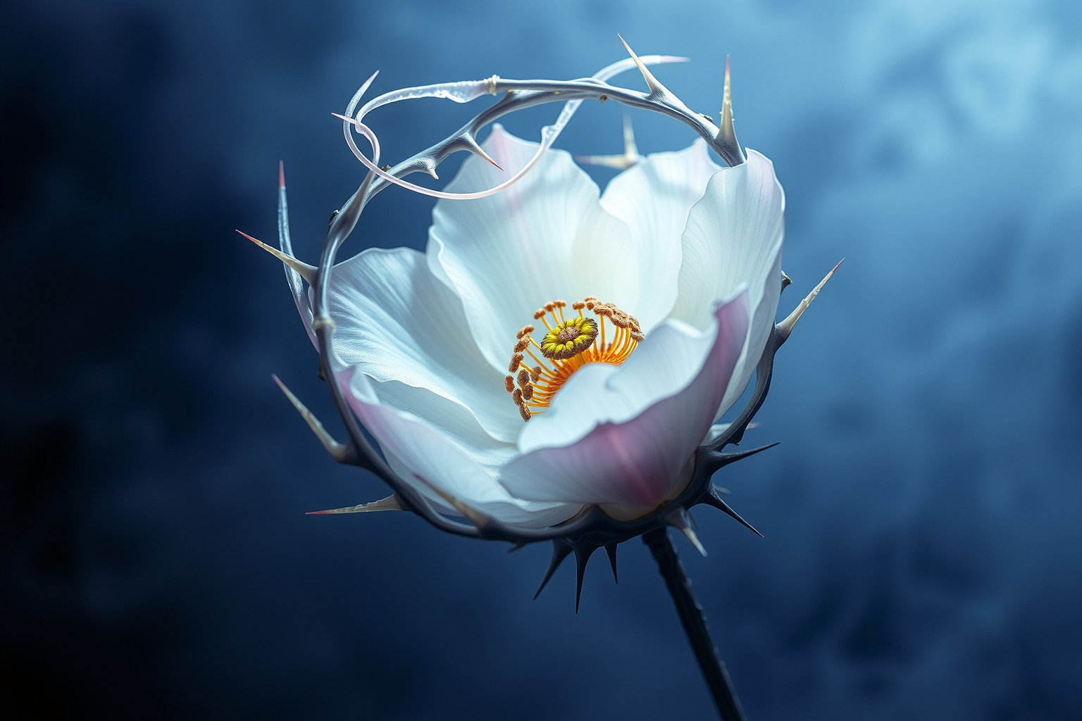 Sognare anemoni con spine simboleggia bellezza nascosta e sfide.
