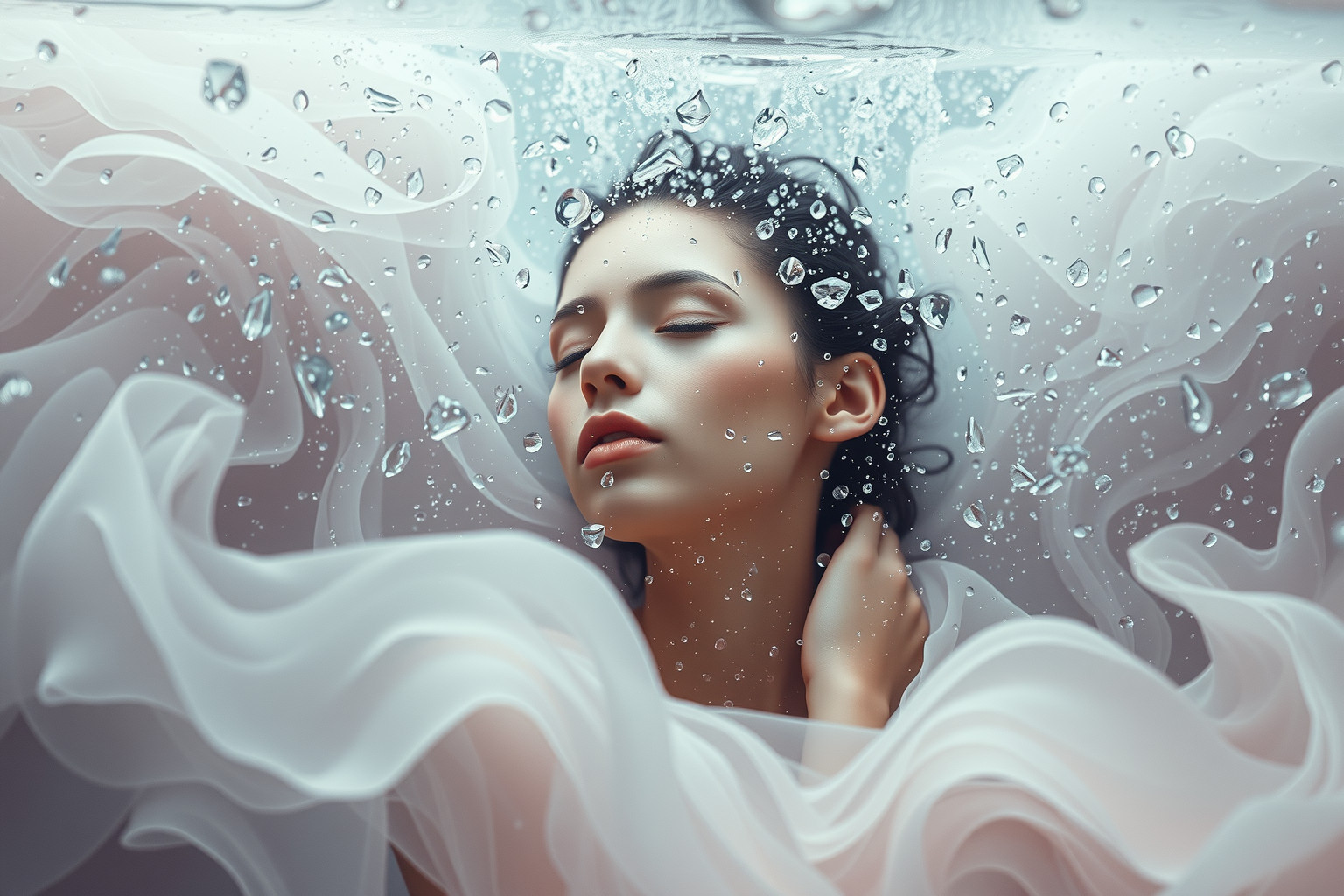 Sognare spruzzi d'acqua simboleggia rinnovamento emotivo imminente.