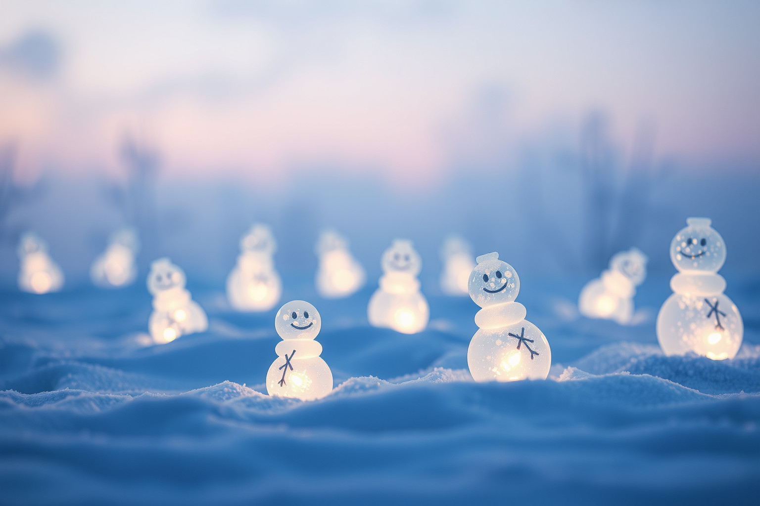 Sognare un pupazzo di neve simboleggia gioia e creatività infantile.