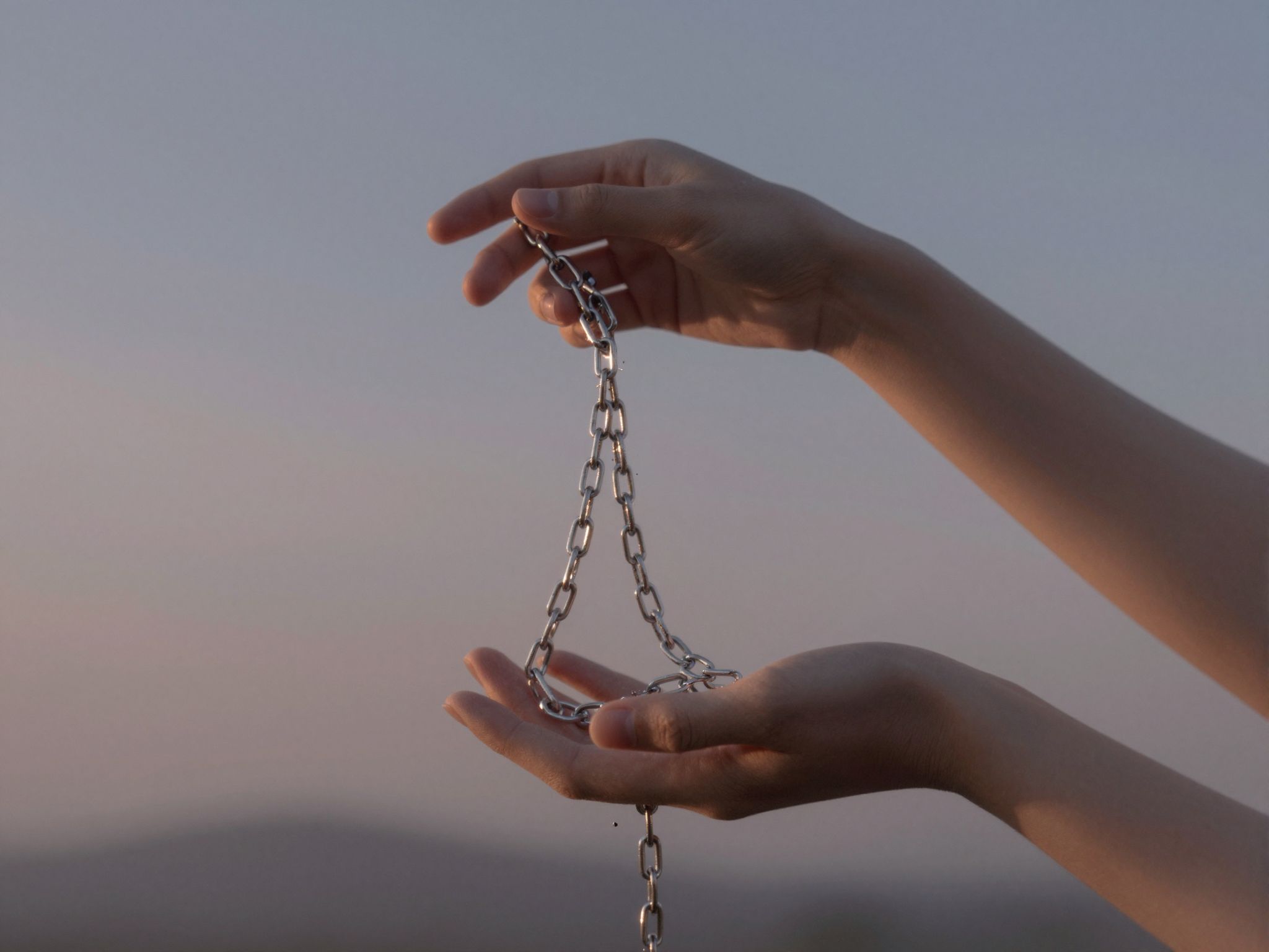 Sognare di limare catene simboleggia il desiderio di libertà interiore.