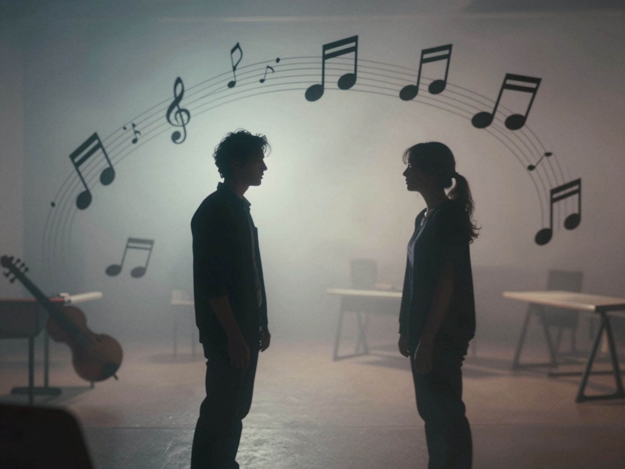 Litigare con un musicista riflette conflitti interiori creativi e emotivi.