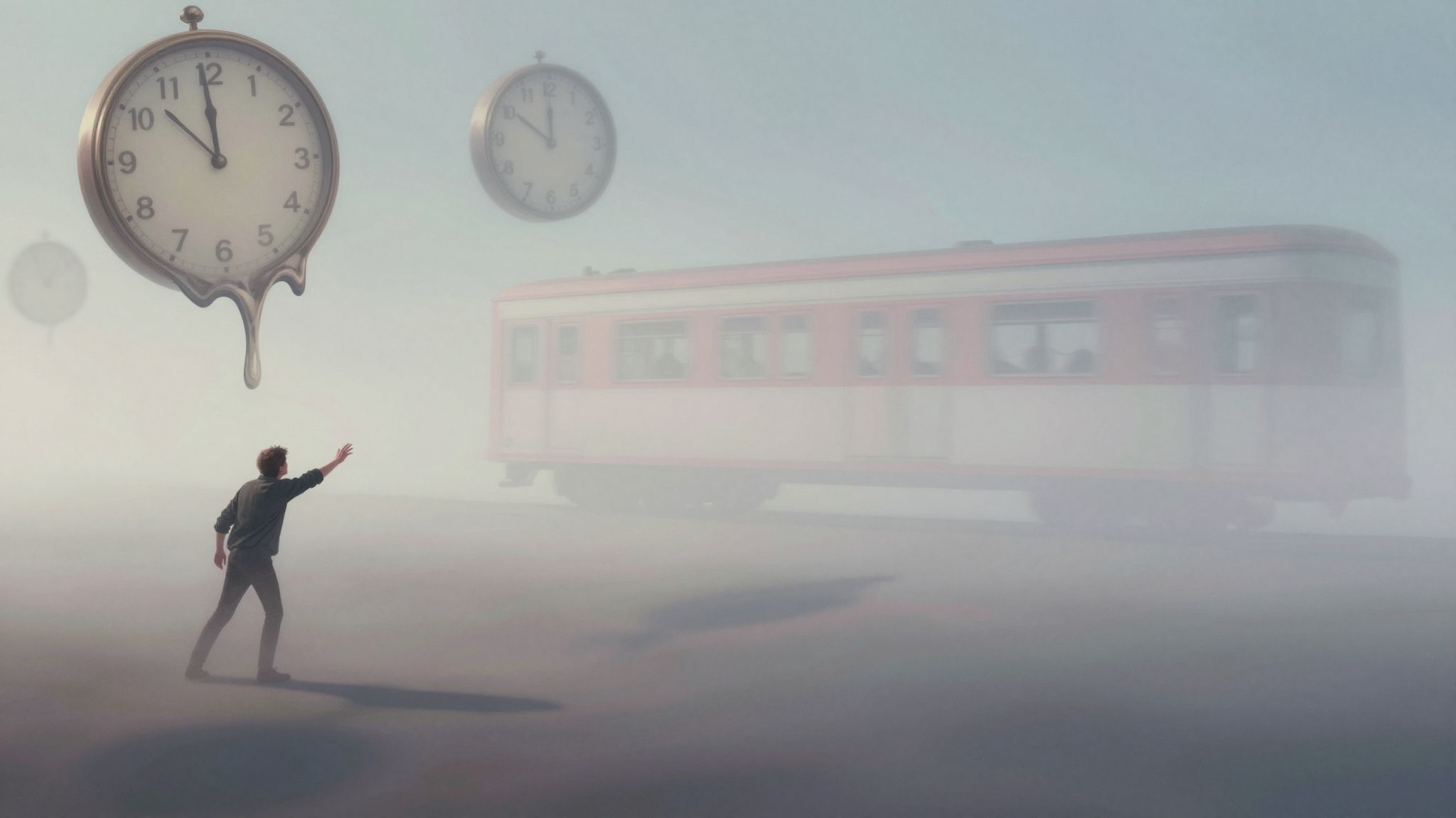 Sognare di perdere il treno riflette ansia da opportunità mancate.