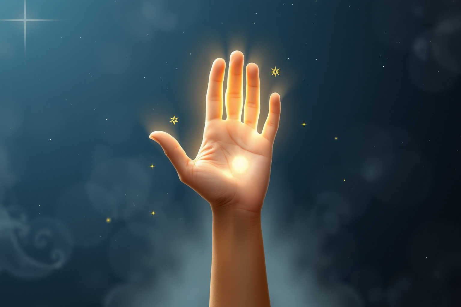 Sognare di leggere la mano simboleggia intuizione e destino incerto.