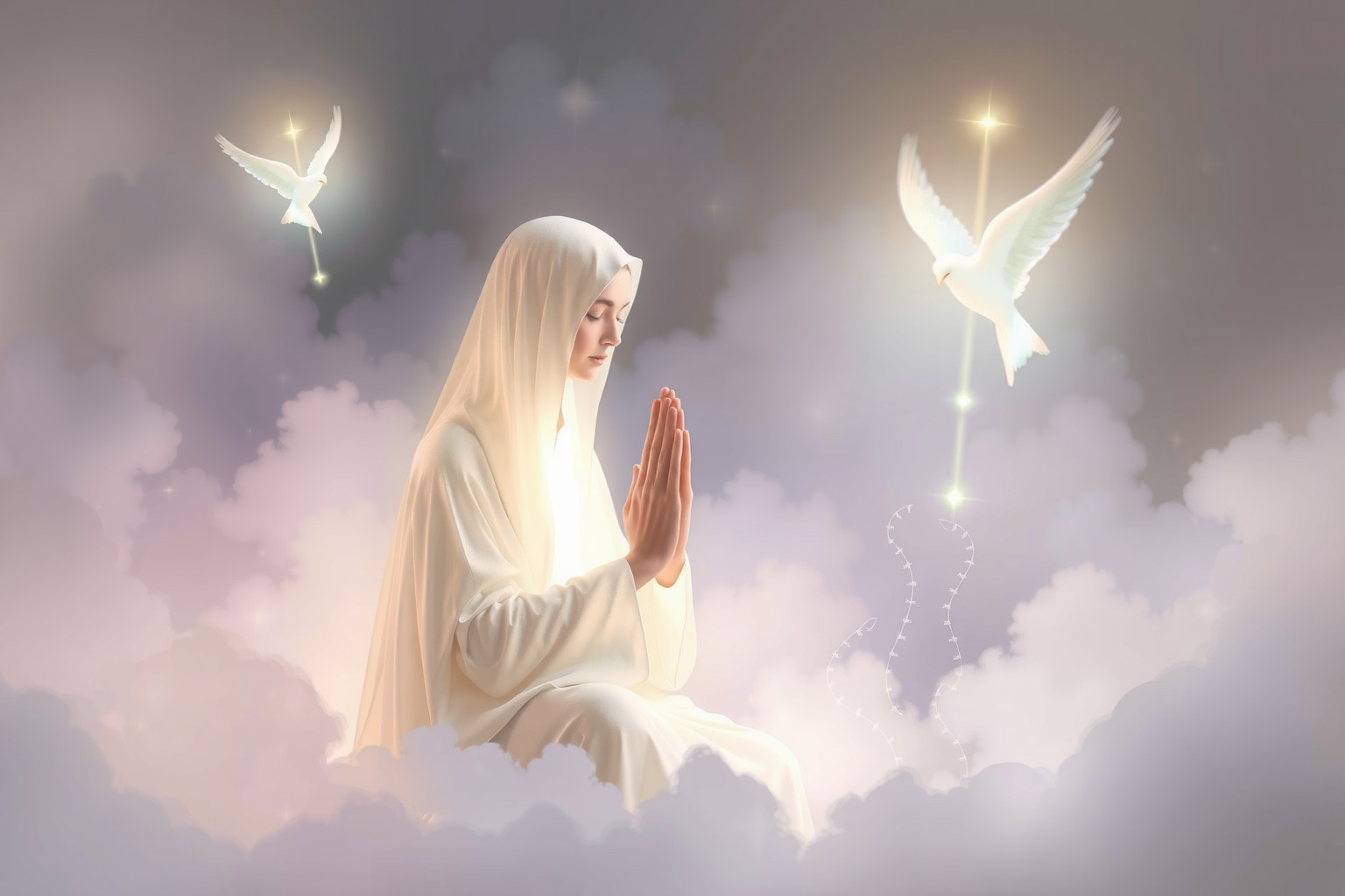 Sognare un santo in attesa indica speranza e trasformazione spirituale imminente.