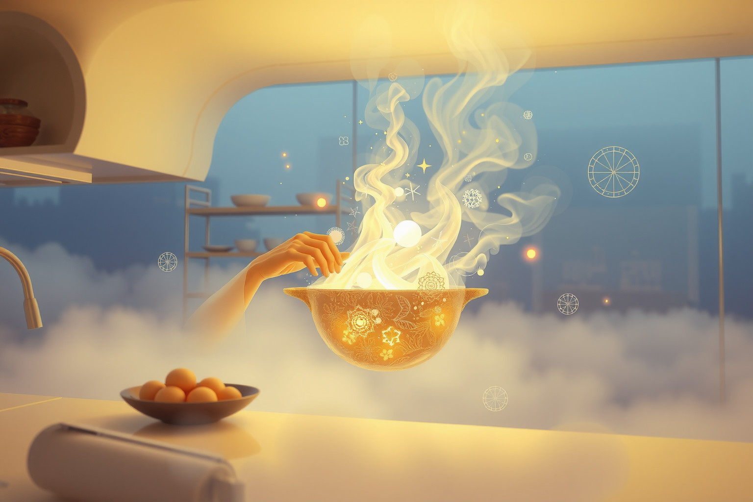 Sognare di cucinare simboleggia creatività e desiderio di nutrire.