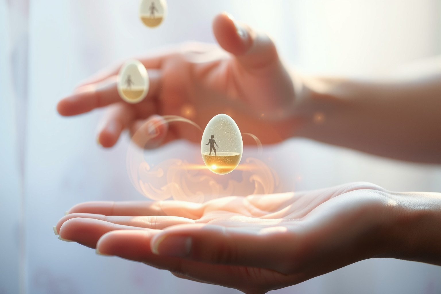 Sognare di regalare testicoli di gallina indica condivisione di forza interiore.
