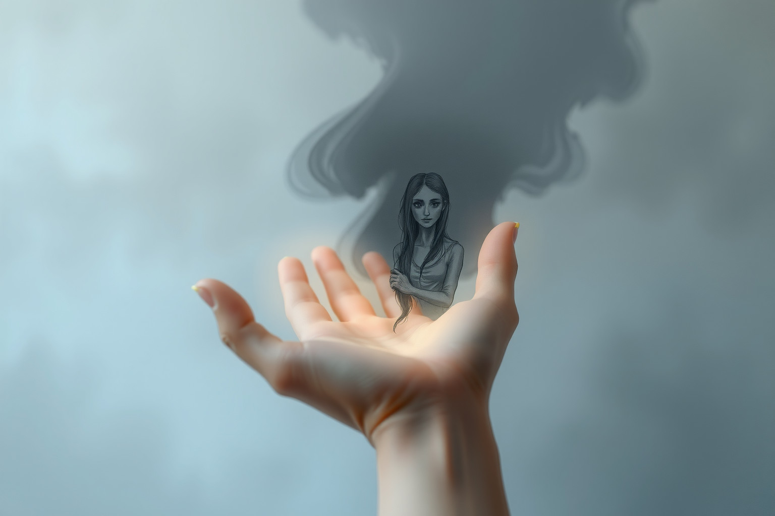Sognare un disegno a carbone può riflettere emozioni contrastanti profonde.