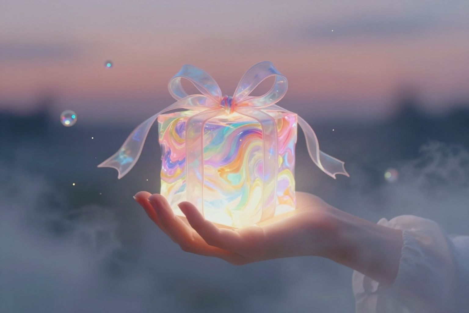 Ricevere un regalo in sogno simboleggia sorpresa e riconoscimento emotivo.