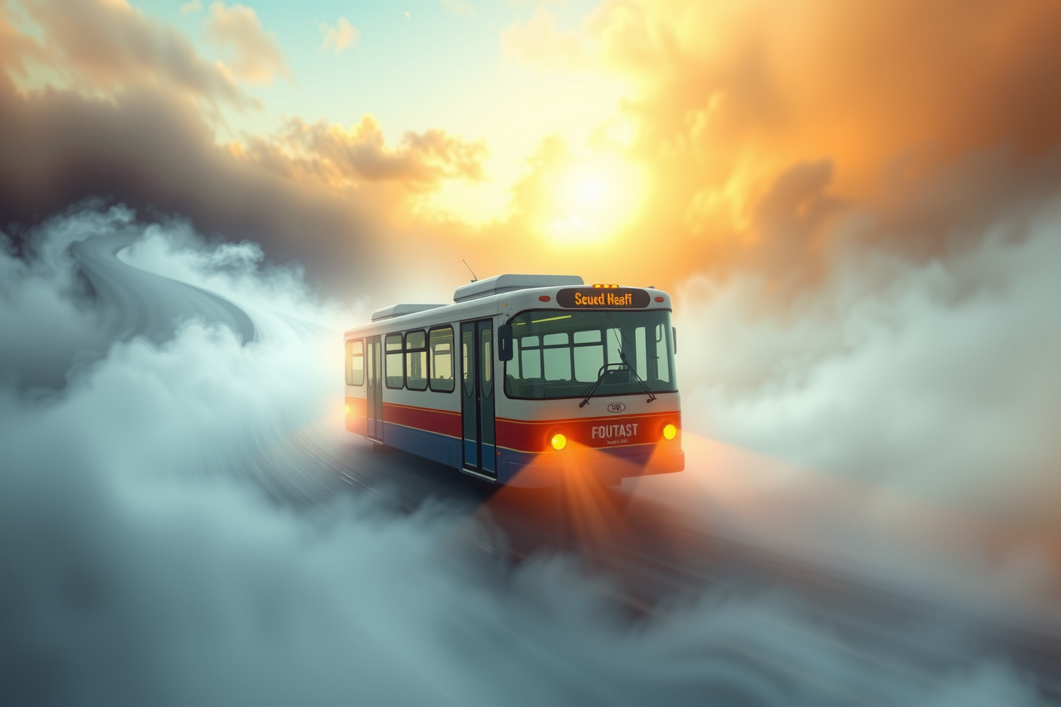 Sognare un autobus contromano indica scelte di vita errate.