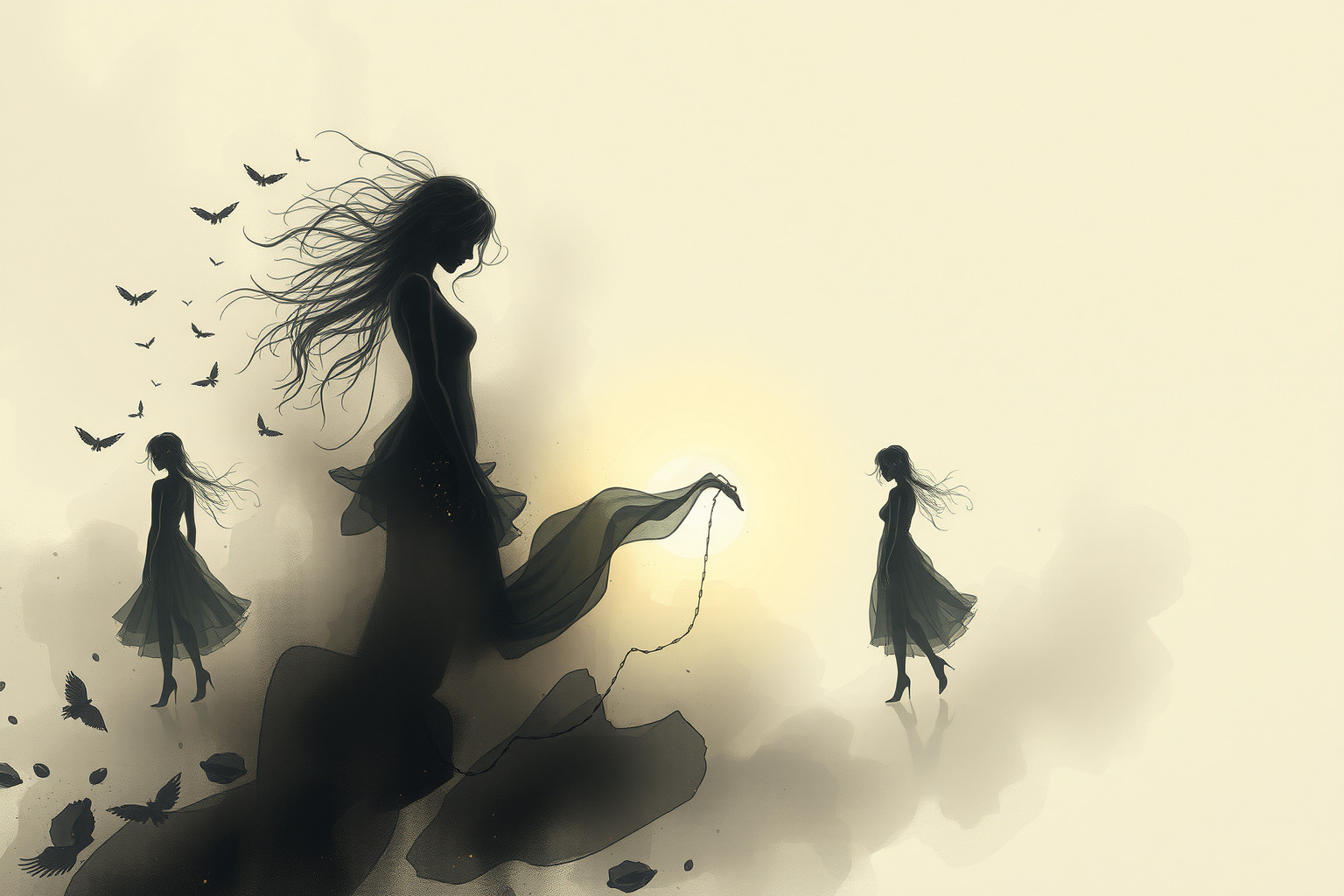 Sognare un disegno a carbone riflette emozioni contrastanti come invidia.