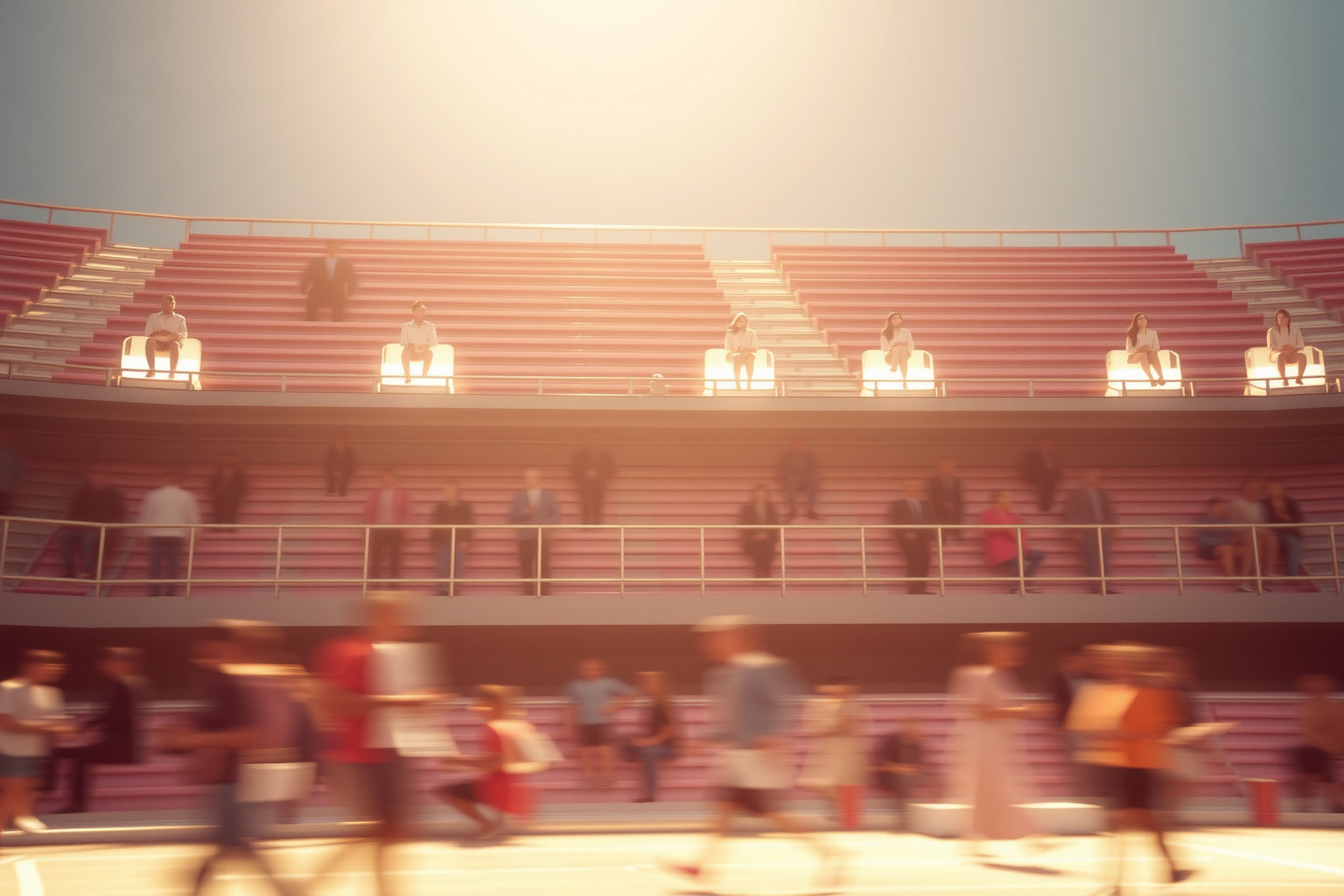 Sognare la tribuna riflette una vita vissuta da spettatore passivo.