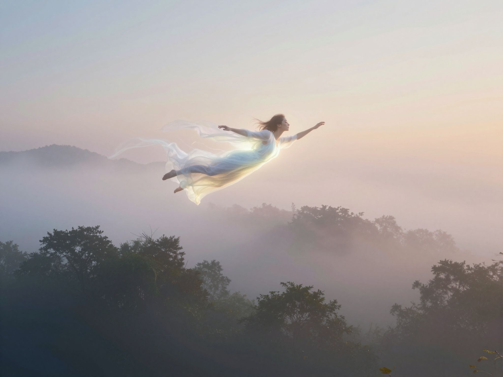 Sognare di volare oltre le cime simboleggia libertà e crescita spirituale.