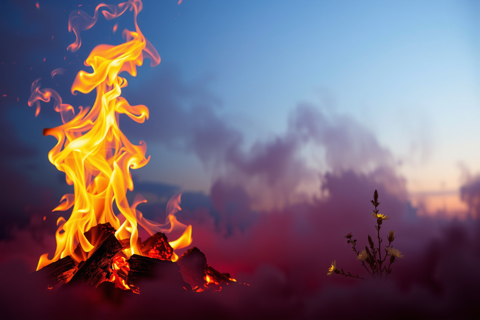 Sognare incendi simboleggia paura e rinascita interiore profonda.