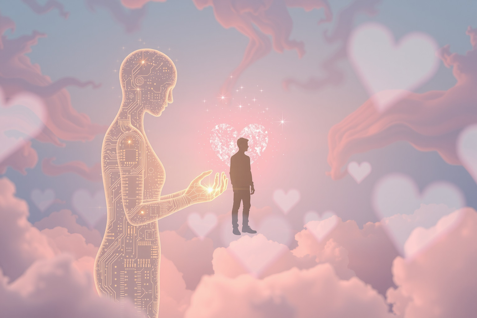 Sognare relazioni con un'IA riflette la ricerca di un amore perfetto.